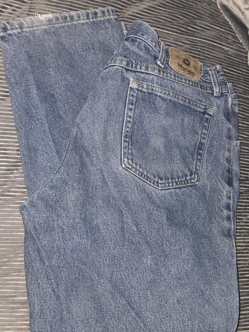 Wrangler Men's Bootcut Jeans - Light Blue Denim